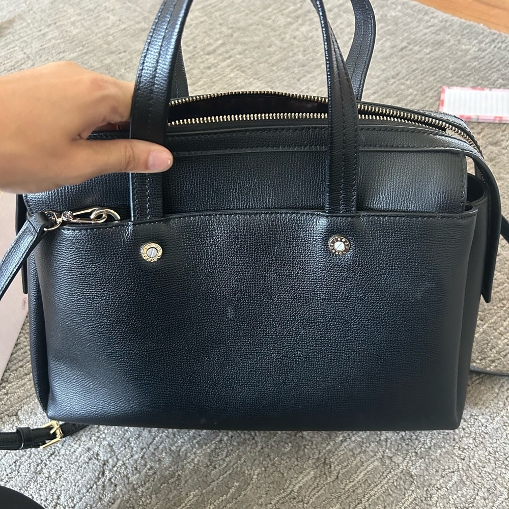 Henri Bendel Black Leather Bag - Picture 7 of 11
